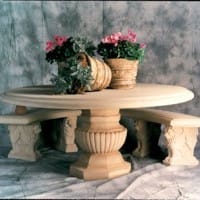 Fluted Sundial Table Base