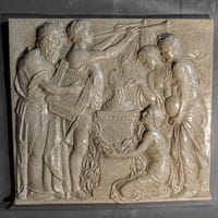 Bas Relief Roman Offering